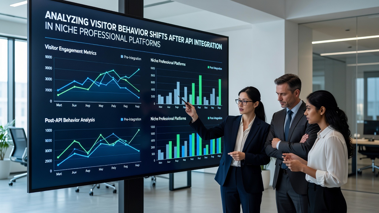 Analyzing Visitor Behavior Shifts After API Integration in Niche Professional Platforms